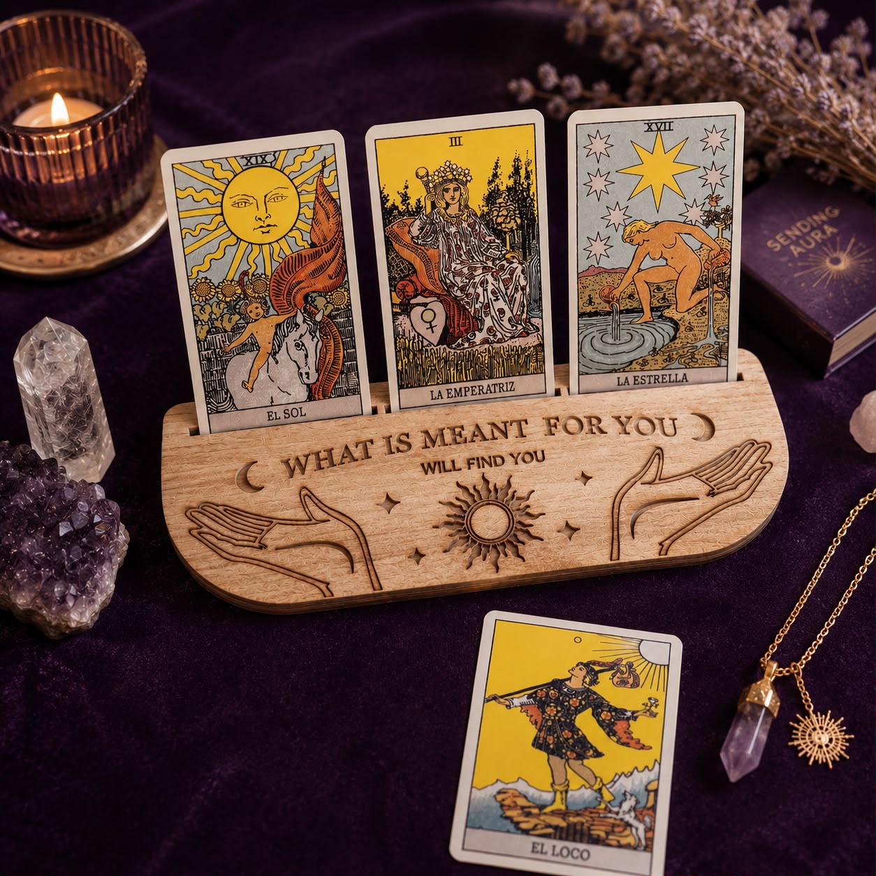 Soporte de Tarot de 3 Cartas – Card of the Day