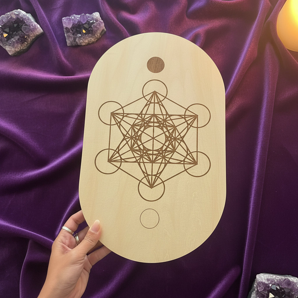 Gráfico Maxi Cubo de Metatrón | 40 × 25 cm