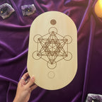 Gráfico Maxi Cubo de Metatrón | 40 × 25 cm