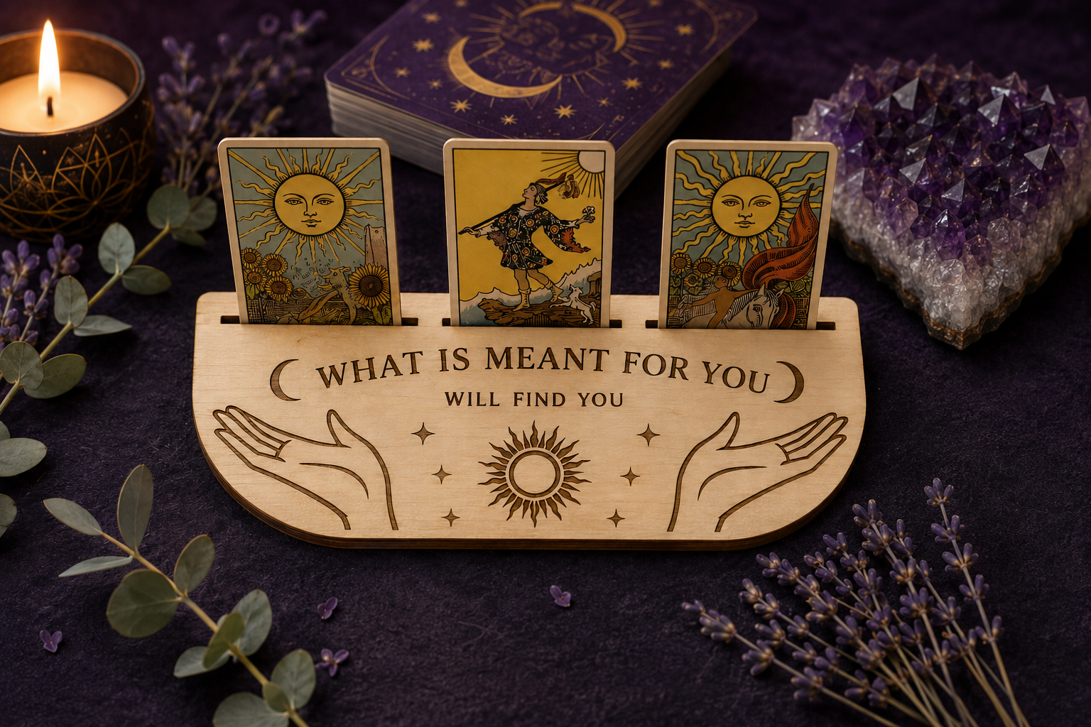 Soporte de Tarot de 3 Cartas – Card of the Day